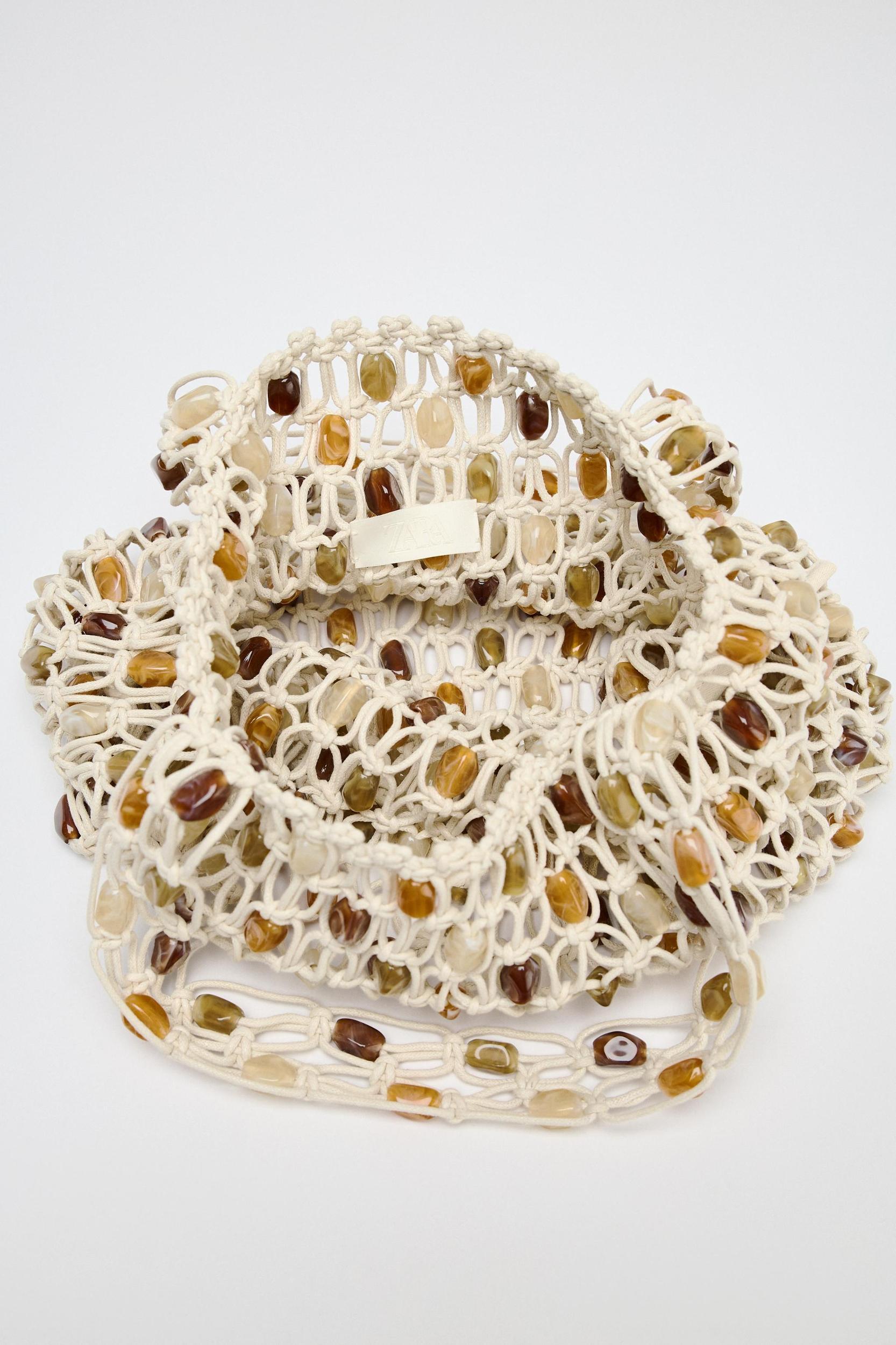 BEADED SHOPPER BAG Product Image