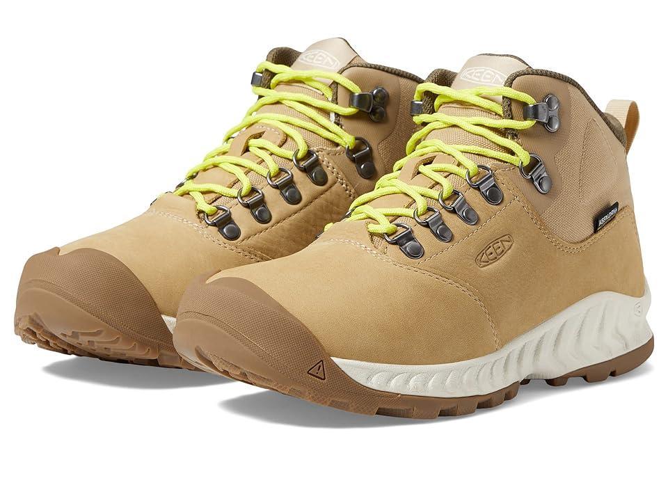 KEEN NXIS Explorer Mid Waterproof (Safari/Birch) Women's Shoes Product Image