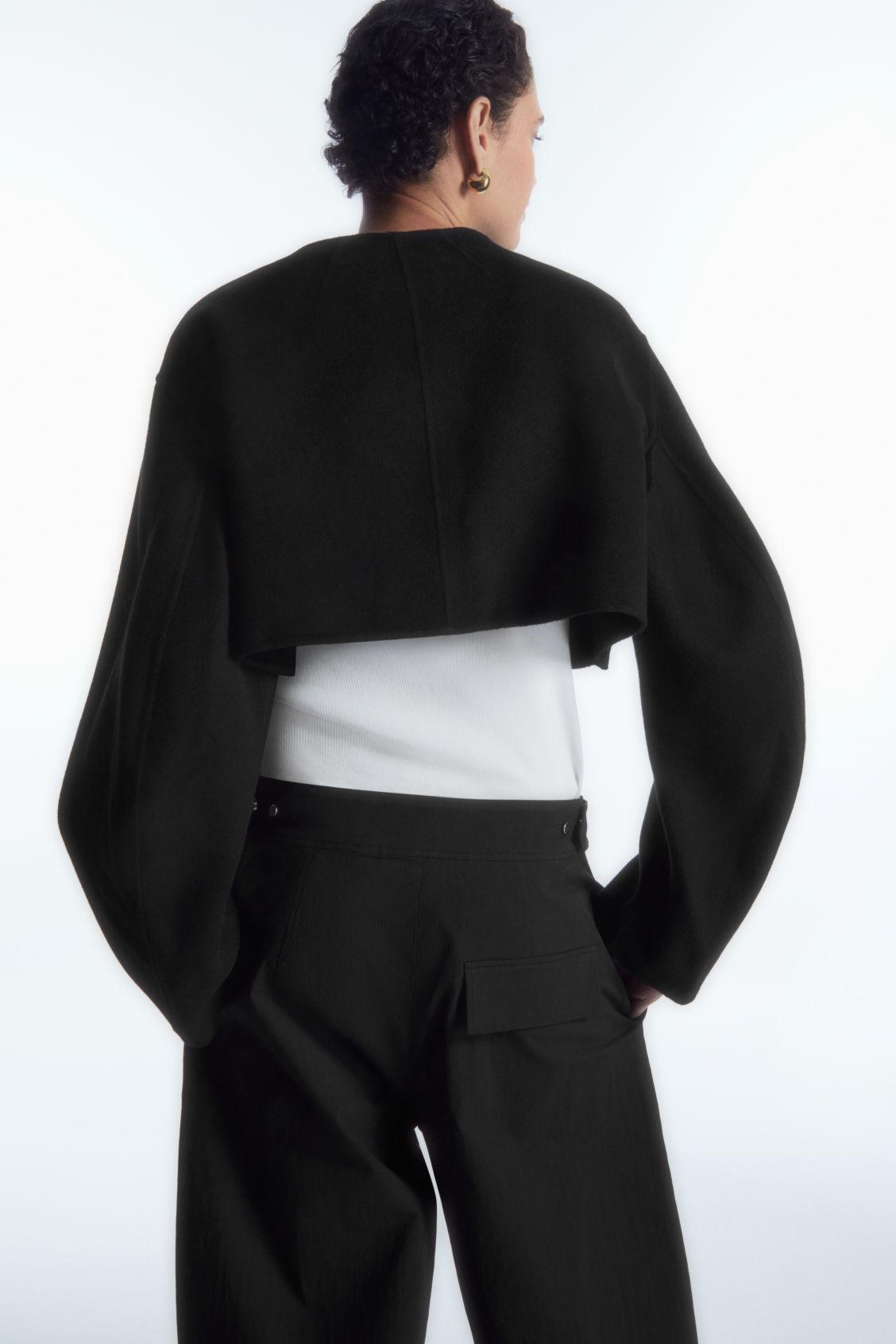 DOUBLE-FACED CROPPED HYBRID JACKET Product Image