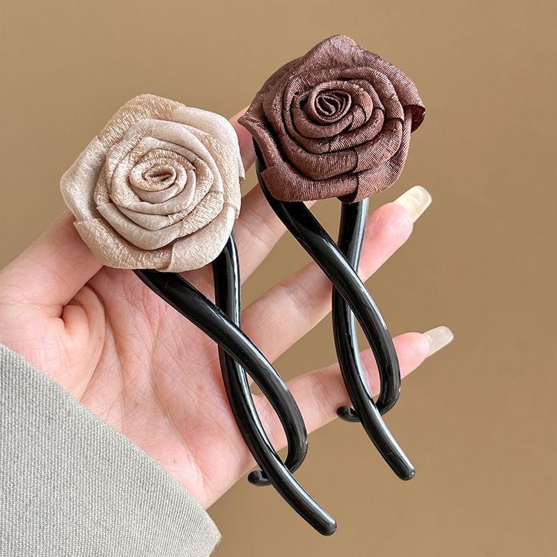 Floral Fabric Hair Clip Product Image