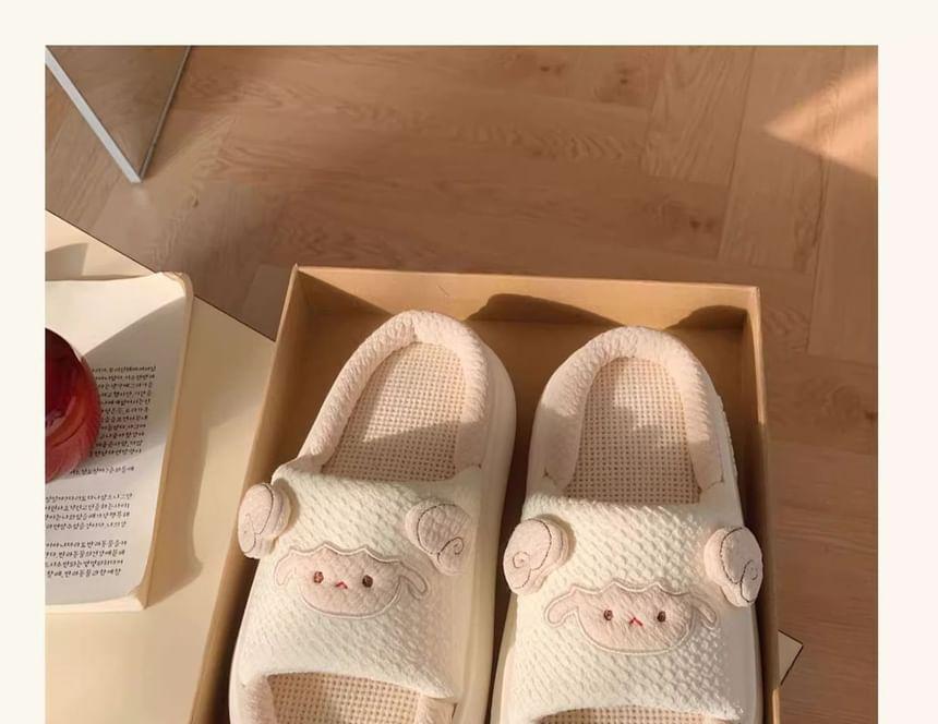 Sheep Home Slippers Product Image