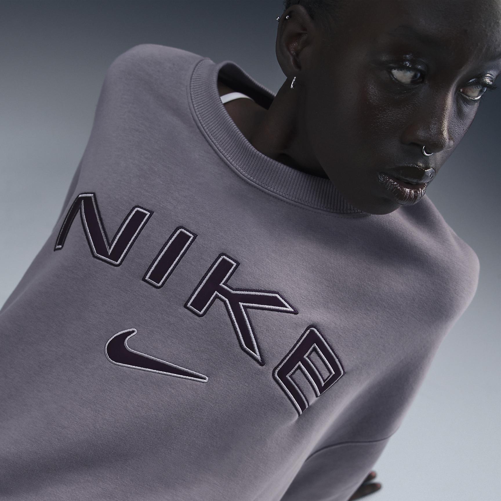 Nike Sportswear Phoenix Fleece Women's Over-Oversized Crew-Neck Logo Sweatshirt Product Image