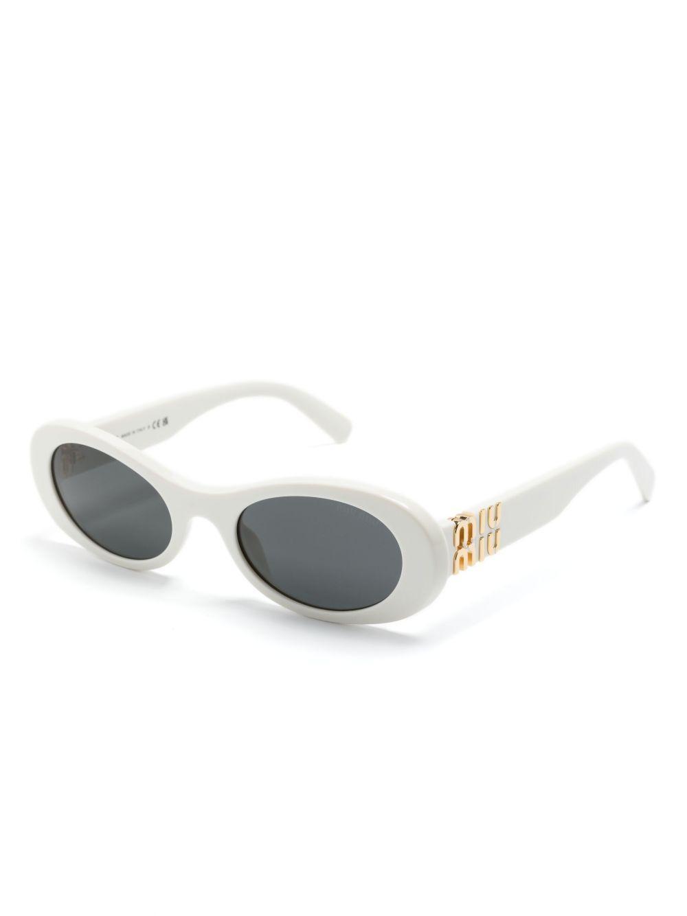 Miu Glimpse oval-frame sunglasses Product Image