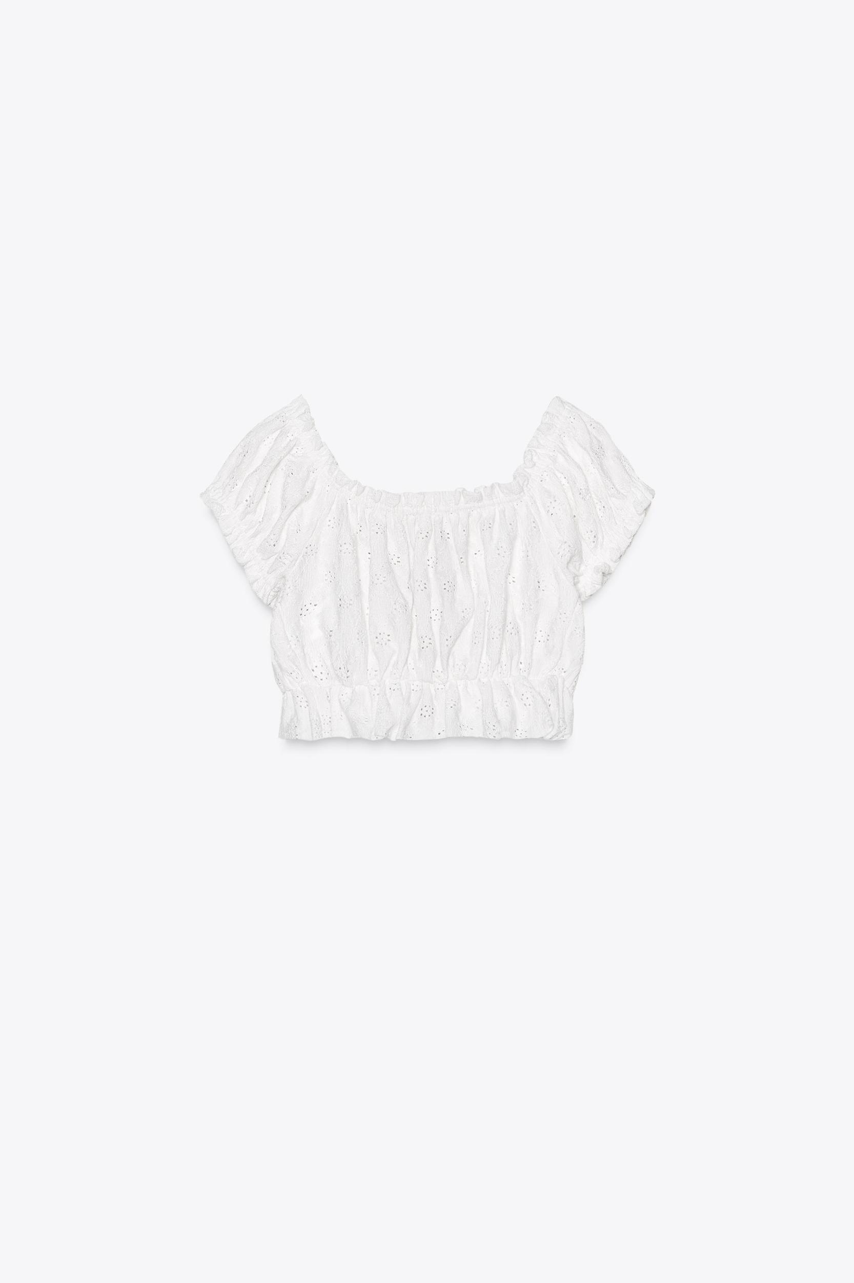 RUFFLED CROP TOP Product Image