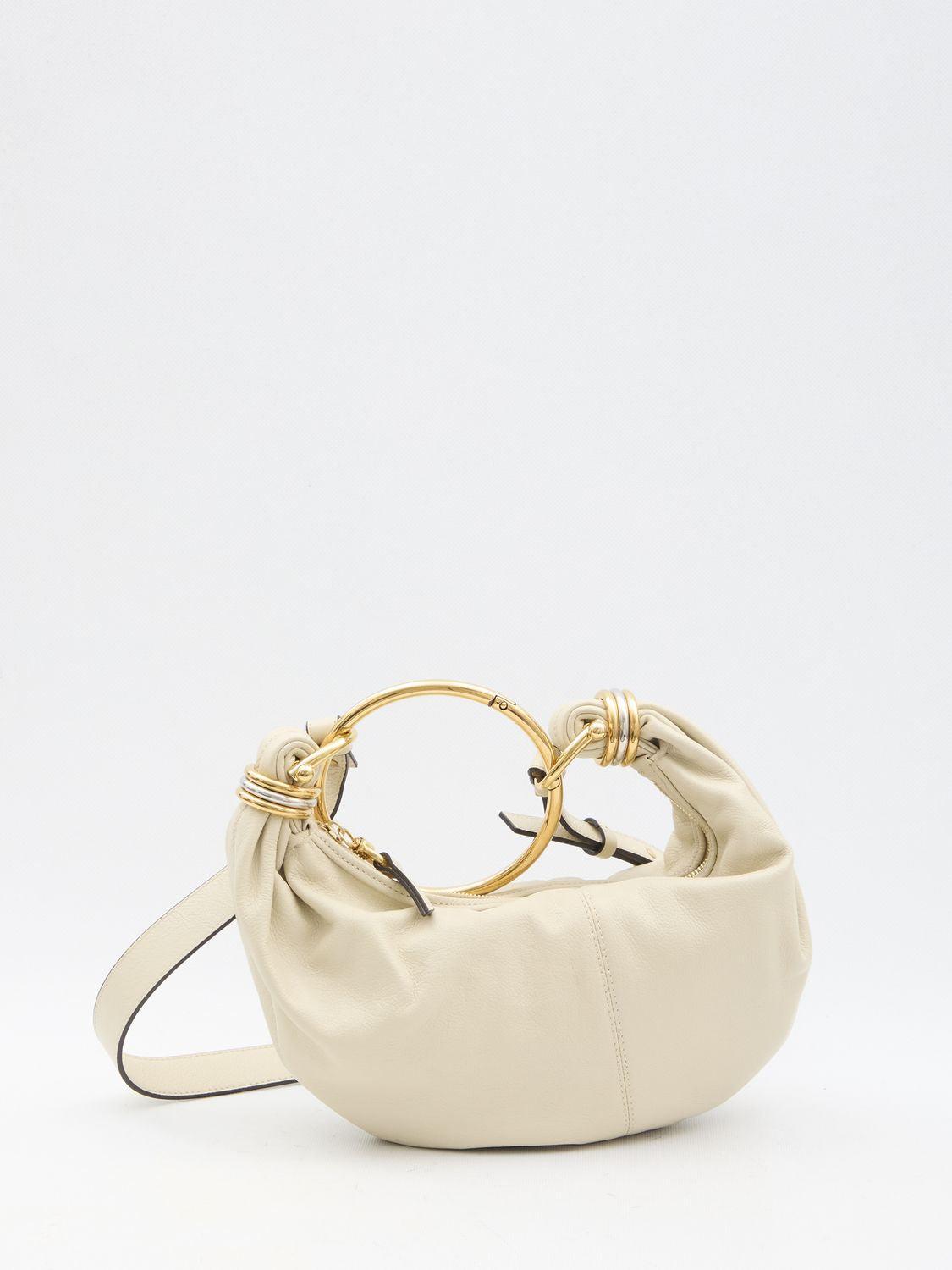 CHLOÉ Small Bracalet Hobo Bag In Tan Product Image