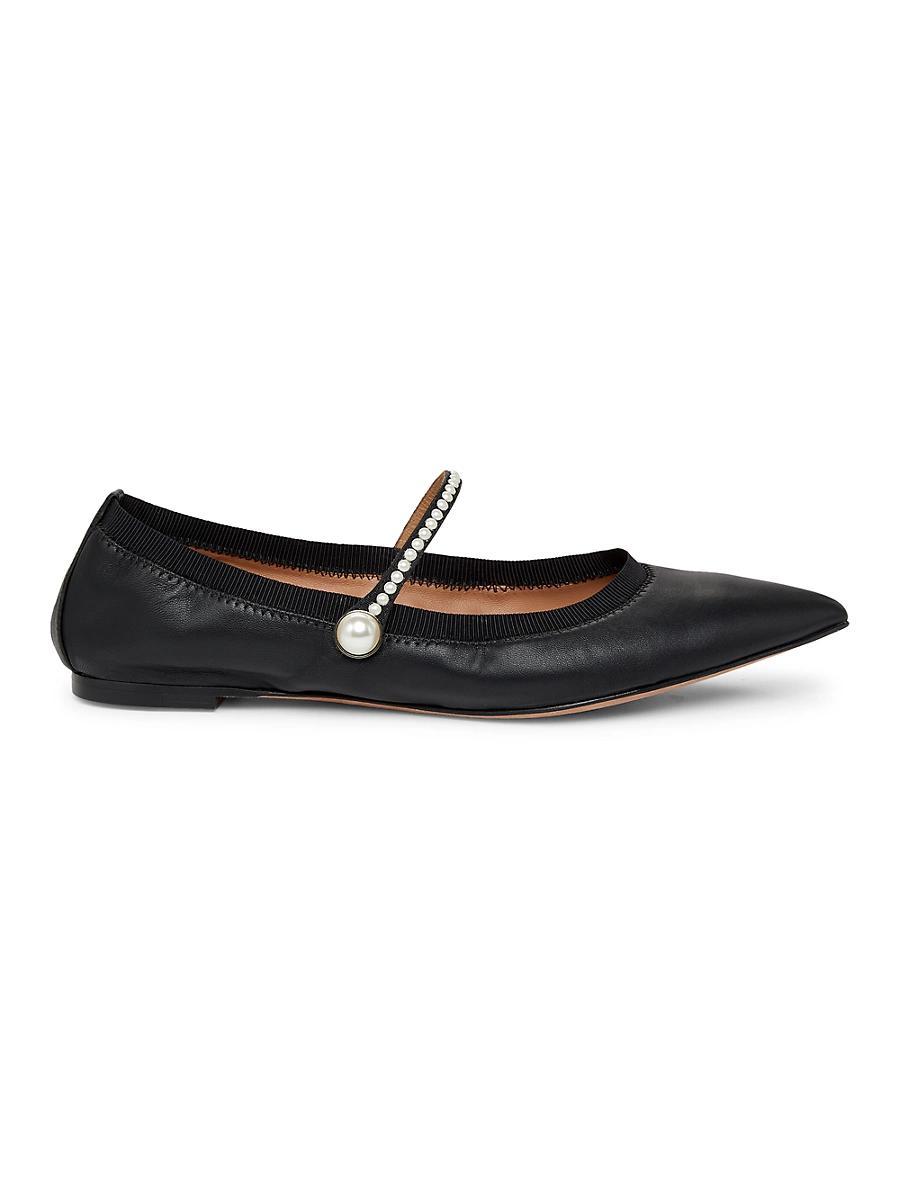 Womens Romy Leather Flats Product Image