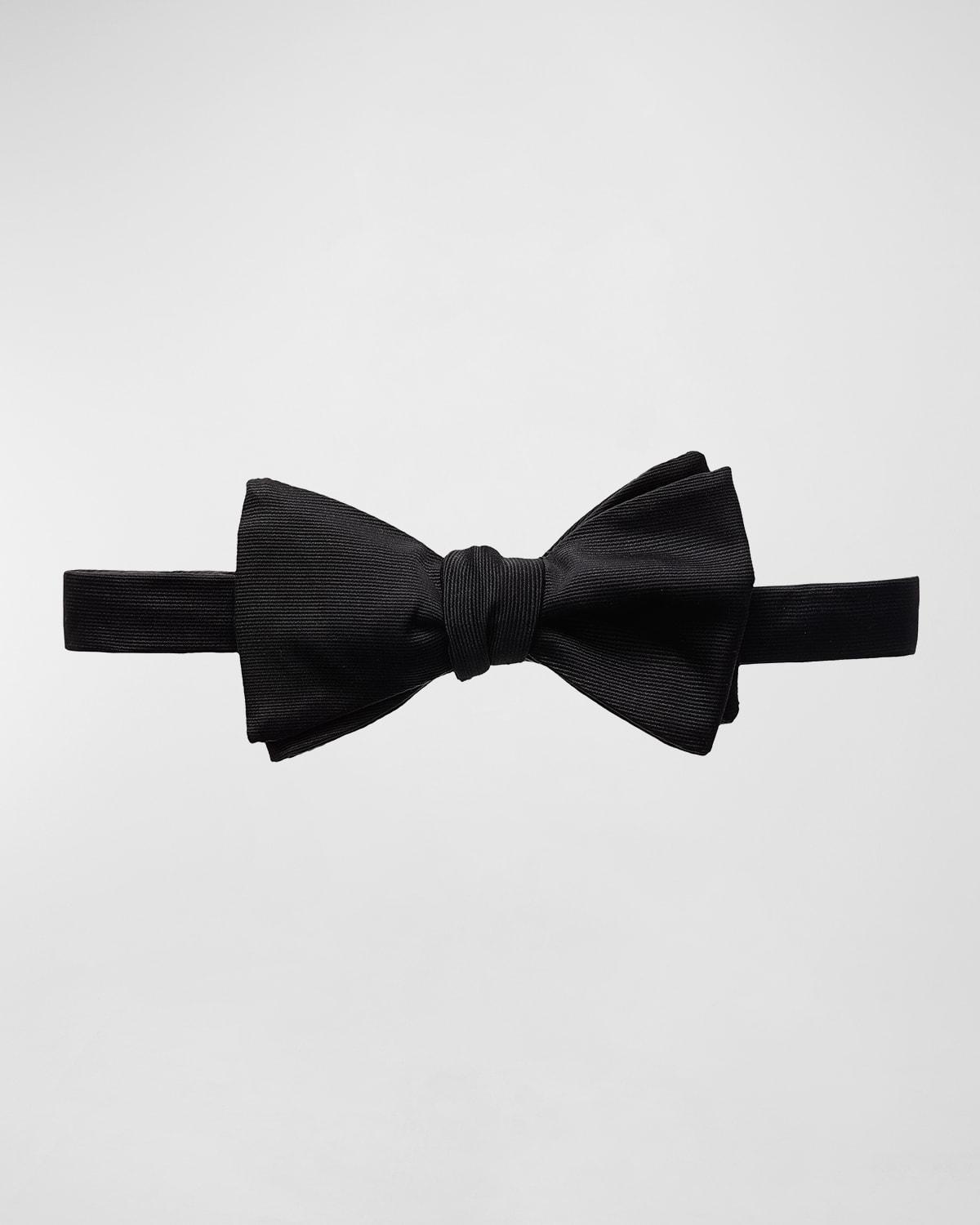 Solid Grosgrain Bow Tie-Ready Tie Product Image