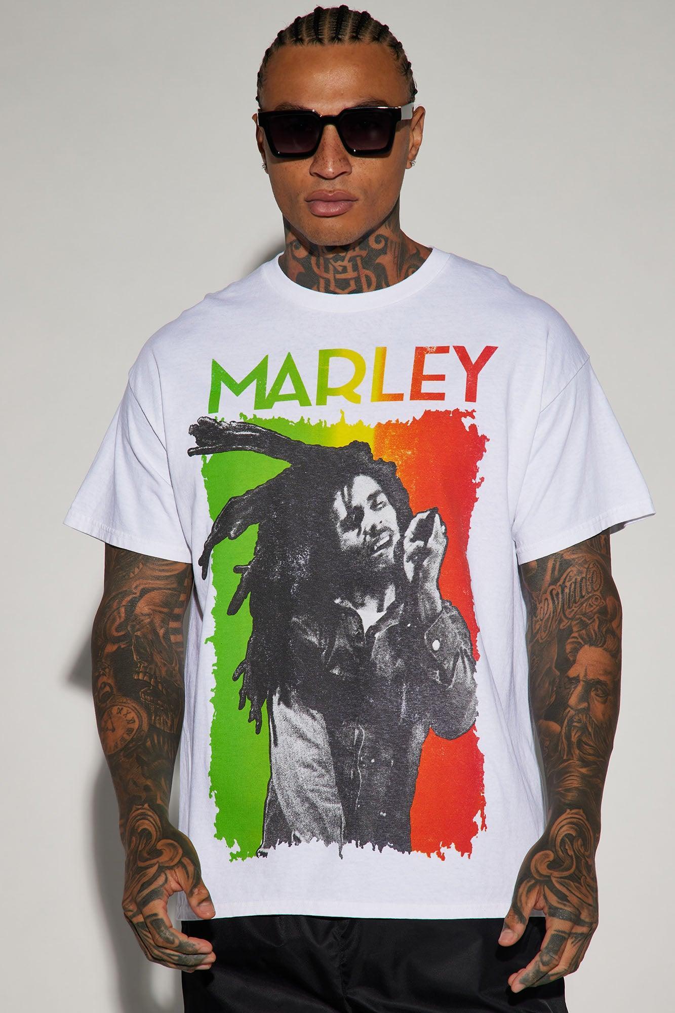 Bob Marley Buffalo Soldier Short Sleeve Tee - White Product Image