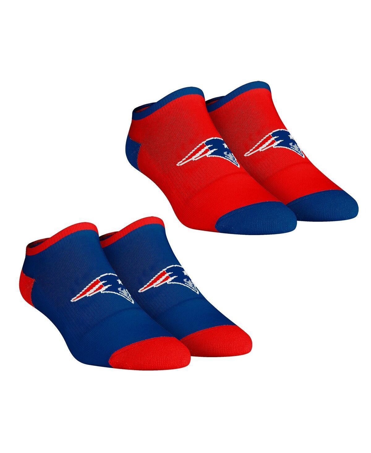 Womens Rock Em Socks New England Patriots Core 2-Pack Low Cut Ankle Sock Set Product Image