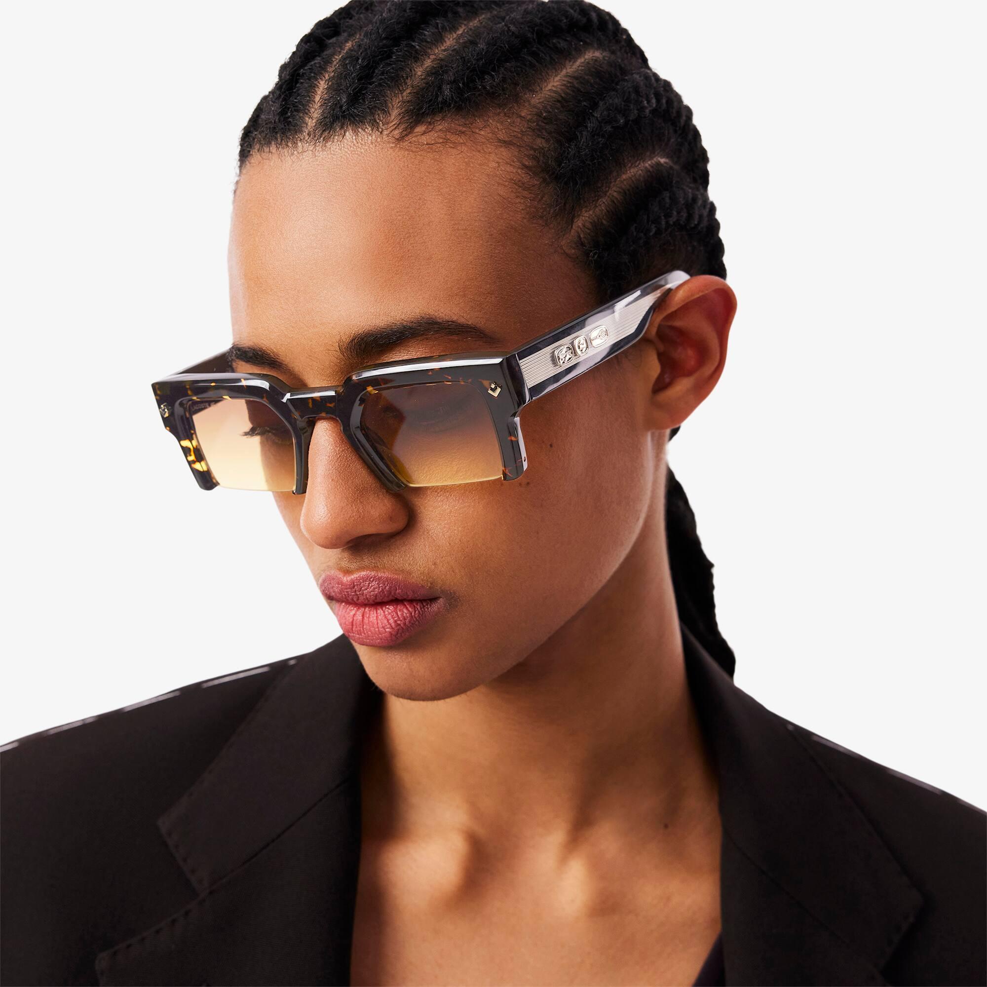 Runway Acetate Rectangle Glasses Product Image