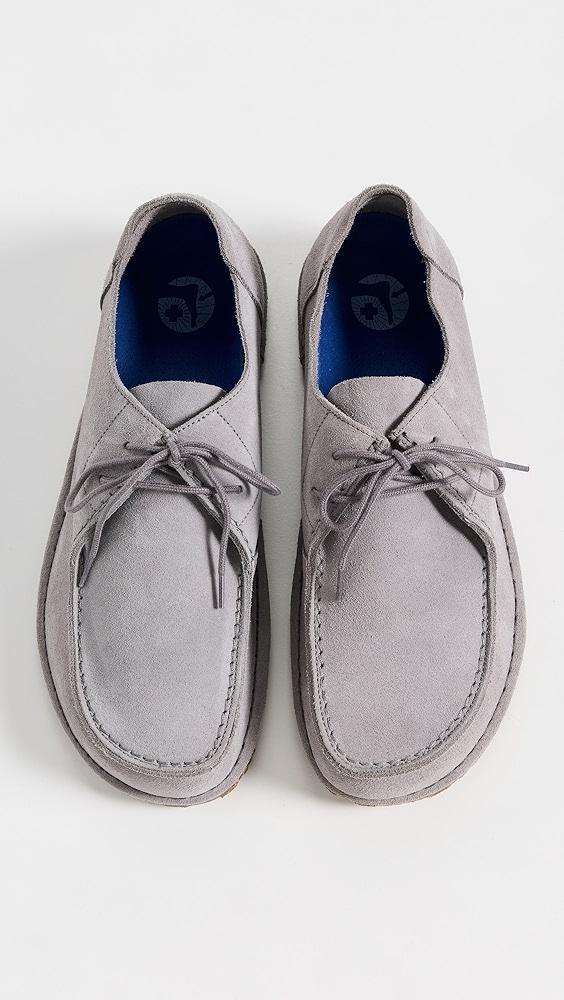 Birkenstock Utti Lace Up Deep Blue Loafers | Shopbop Product Image