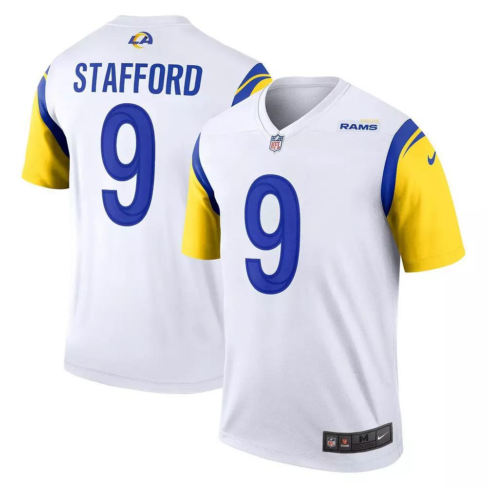 Men's Nike Matthew Stafford White Los Angeles Rams Legend Jersey, Size: XL Product Image