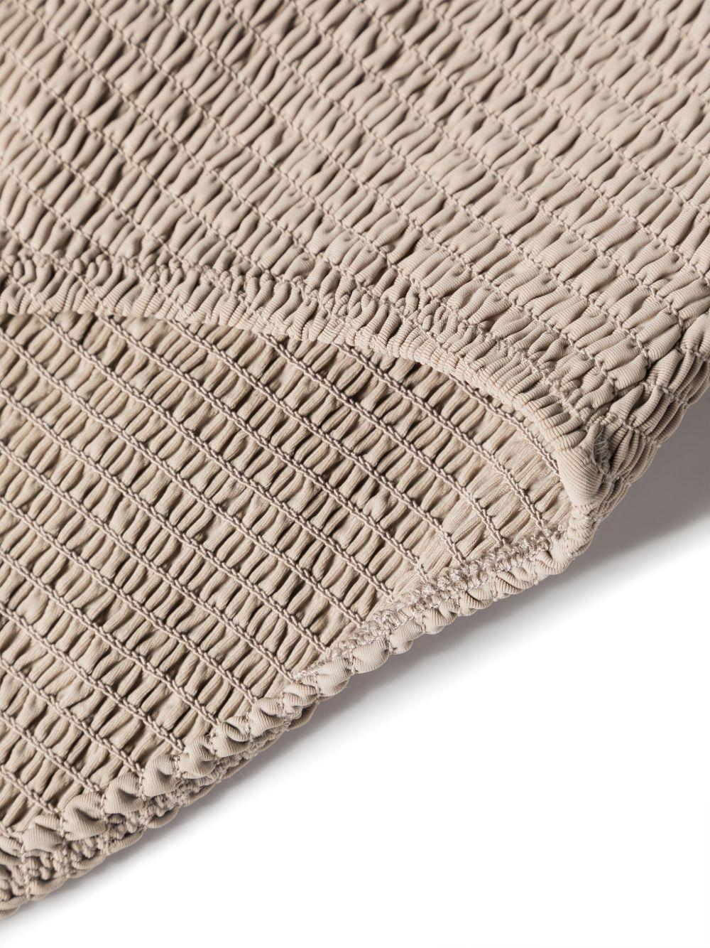 smocked square-neck swimsuit Product Image