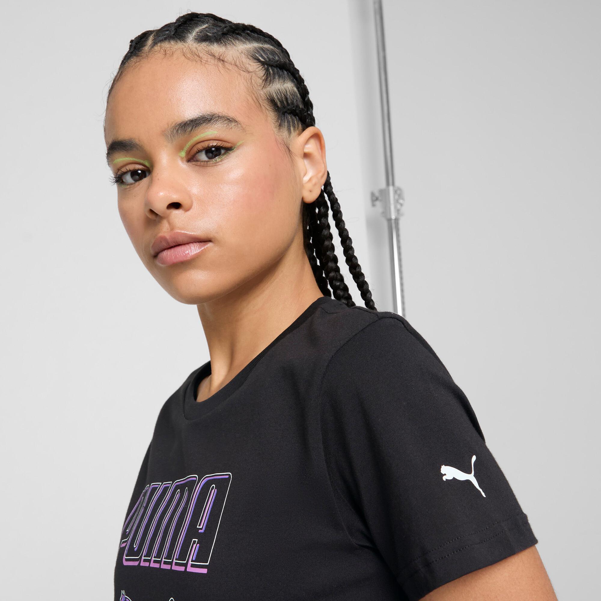 PUMA Vivd Logo Womens T-Shirt Product Image