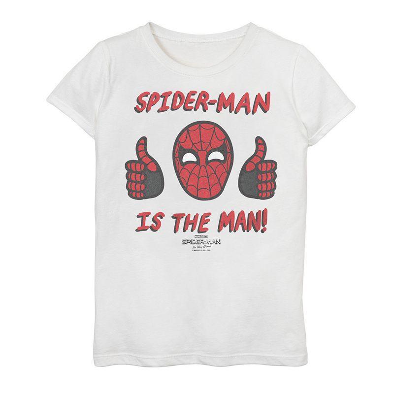 Girls 7-16 Marvel Spider-Man No Way Home Spider-Man Thumbs Up Graphic Tee, Girls Product Image