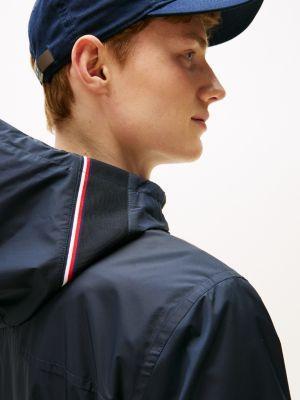 Water-Repellent Hooded Windbreaker Product Image