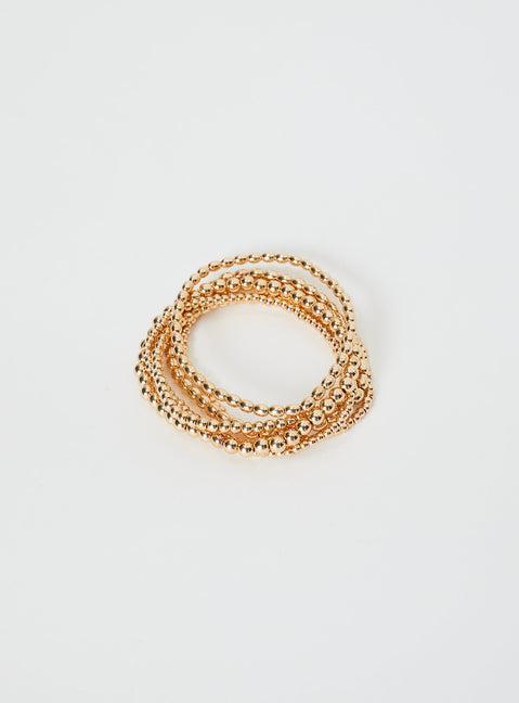 Leiko Bracelet Pack Gold Product Image