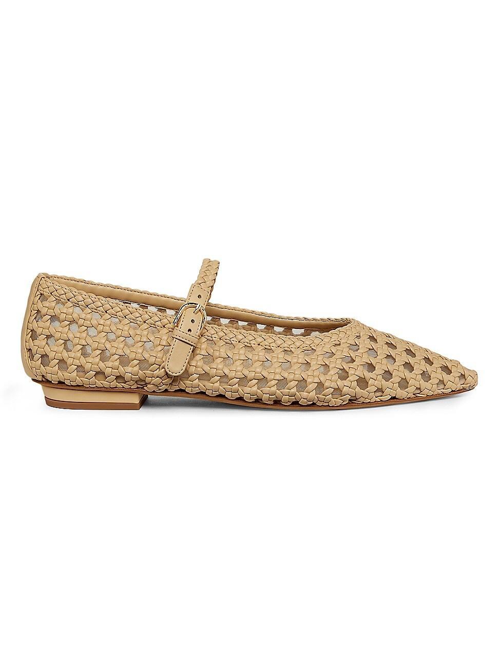 Womens Gracie Braided Mary Jane Ballet Flats Product Image