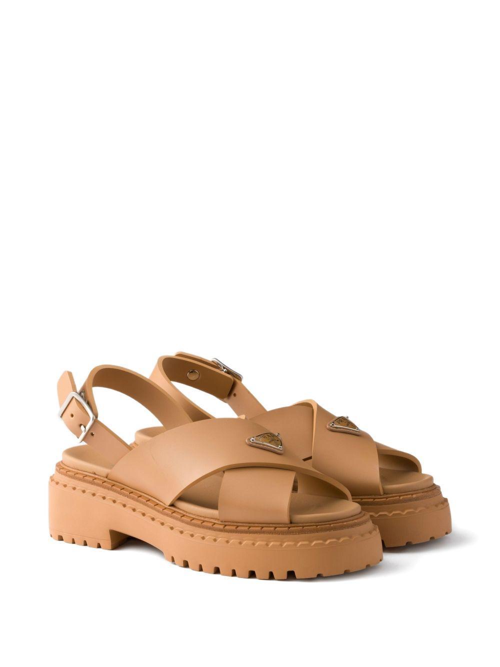 55mm cross-strap platform sandals Product Image