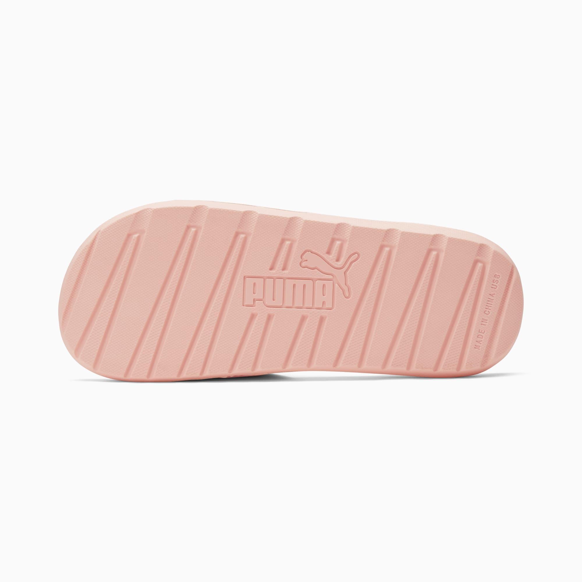 PUMA Cool Cat Women's Slides in Cloud Pink/Rose Gold Product Image