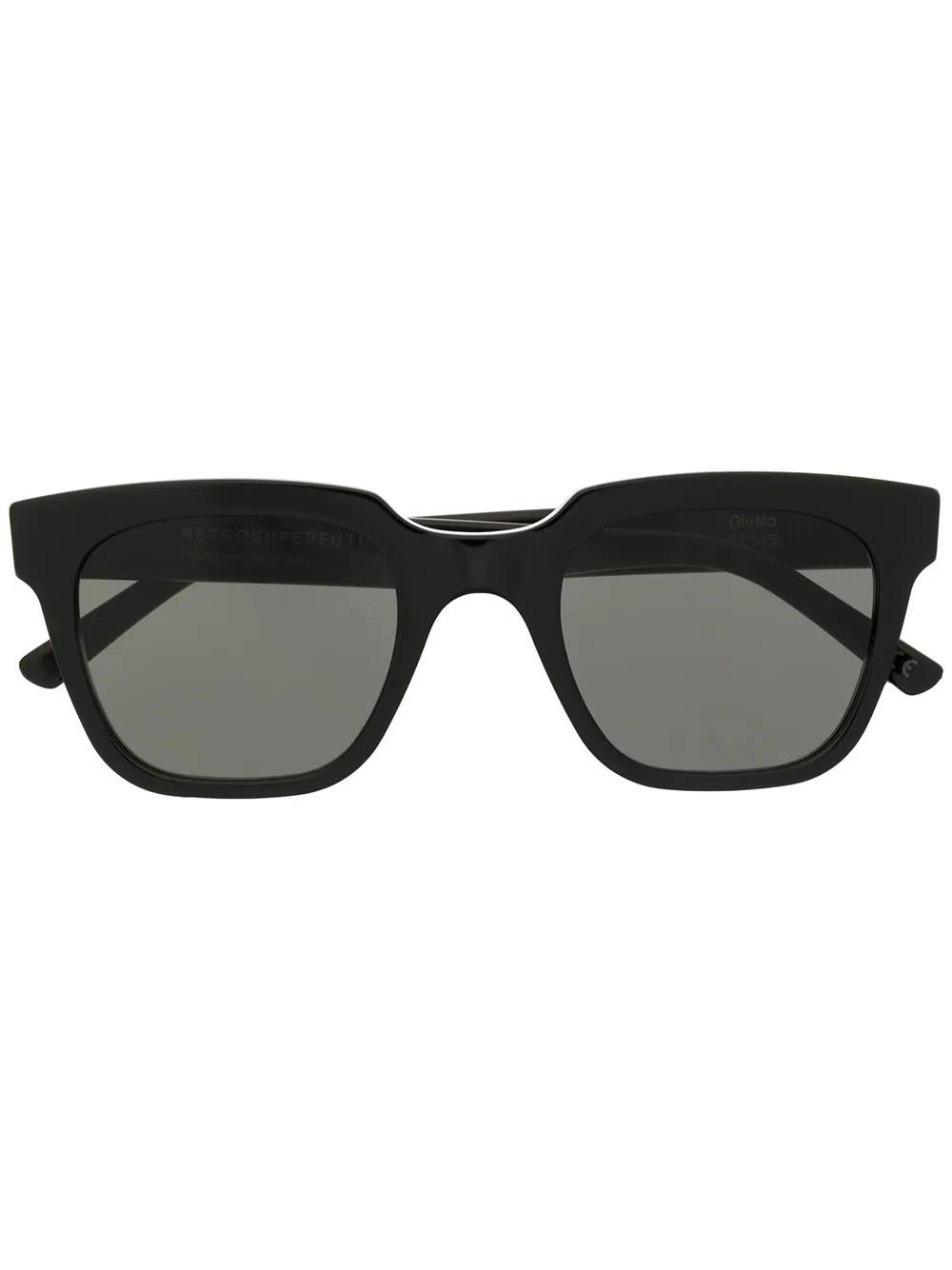 RETROSUPERFUTURE Square Frame Tinted Sunglasses In Black Product Image