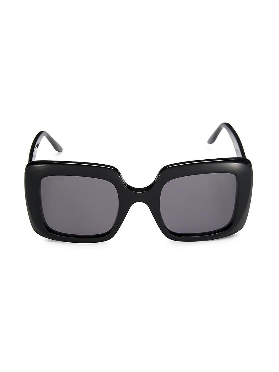 Womens 52MM Rectangular Squared Sunglasses Product Image