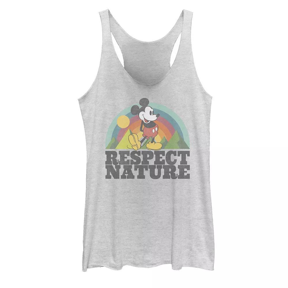 Disney's Mickey & Friends Mickey Mouse Respect Nature Rainbow Racerback Tank Top, Girl's,  Product Image