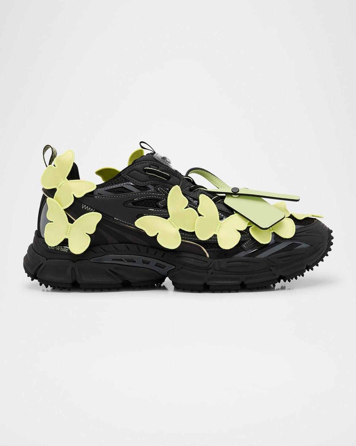 Men's Green Butterflies Be Right Back Sneakers Product Image