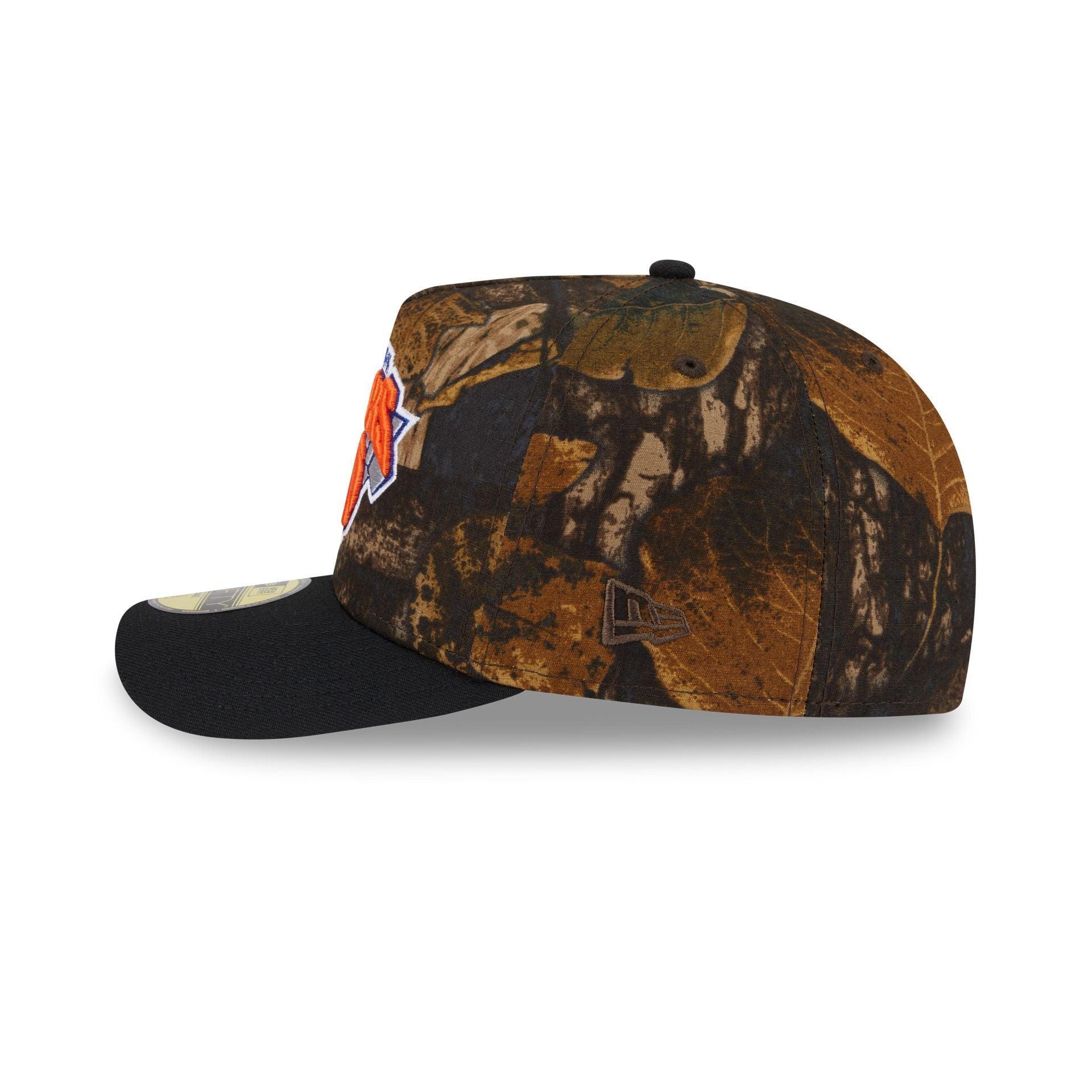 New York Knicks Ripstop Camo 59FIFTY A-Frame Fitted Hat Male Product Image