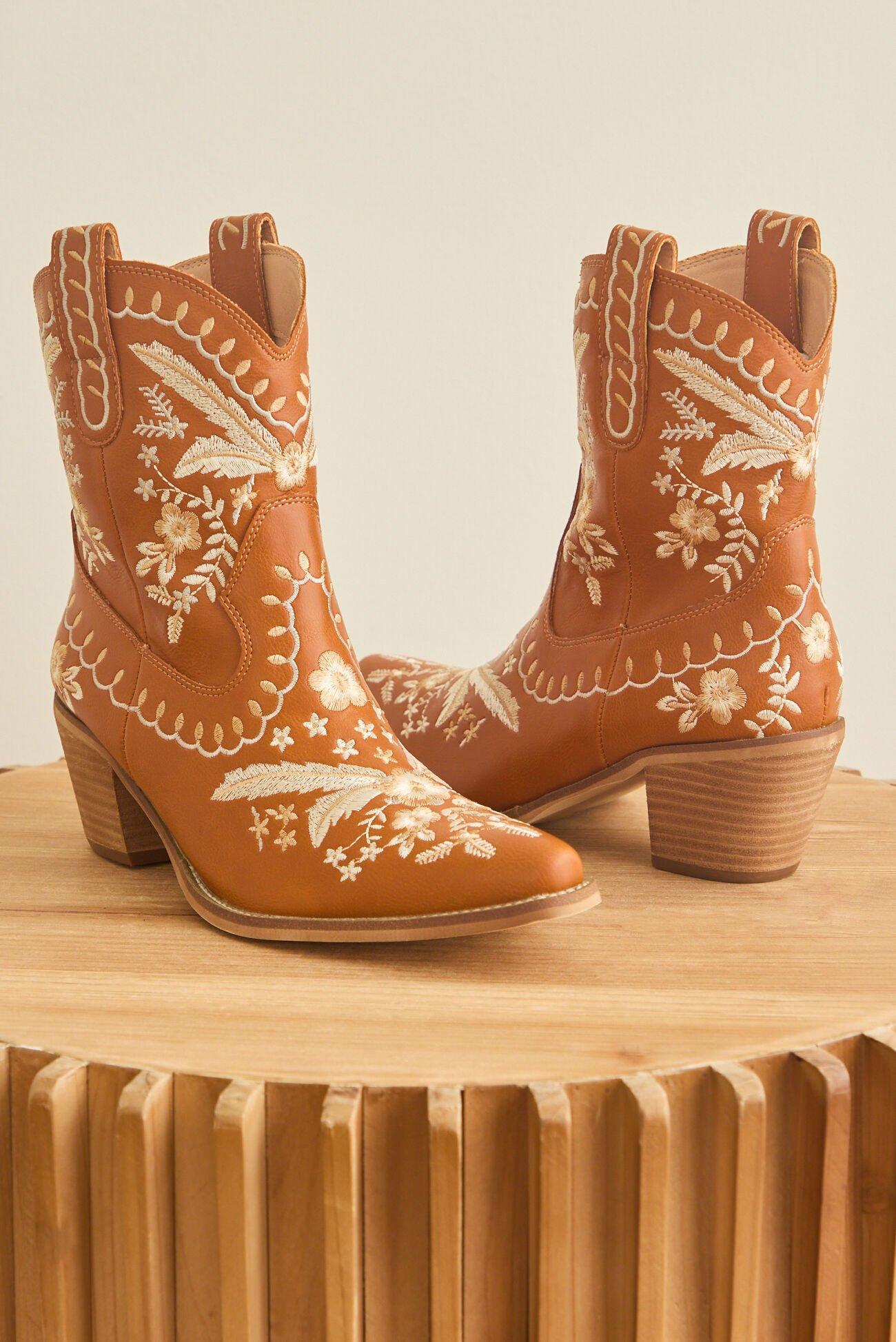 Corral Embroidered Western Booties Product Image