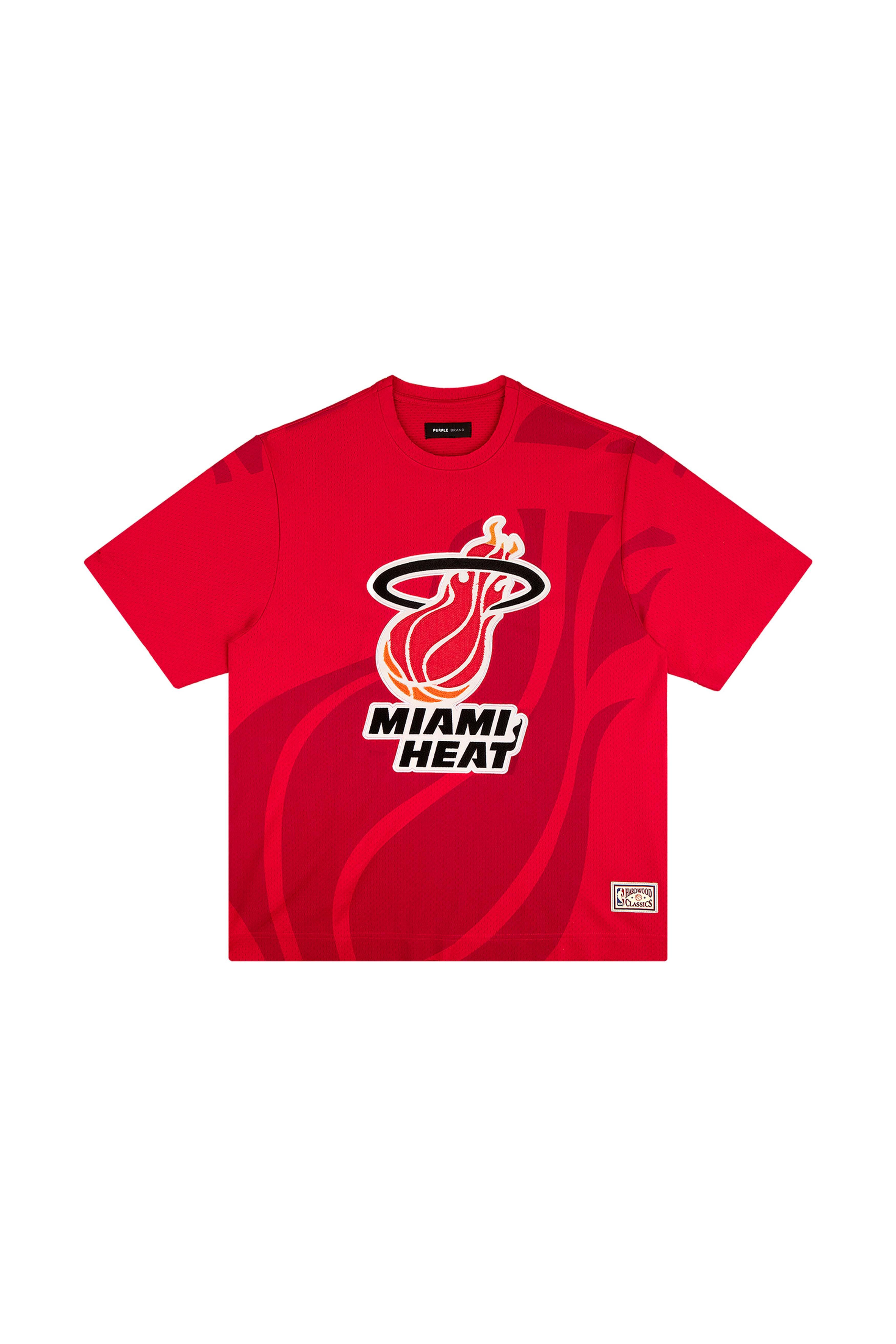 Miami Heat Mesh Tee Male Product Image