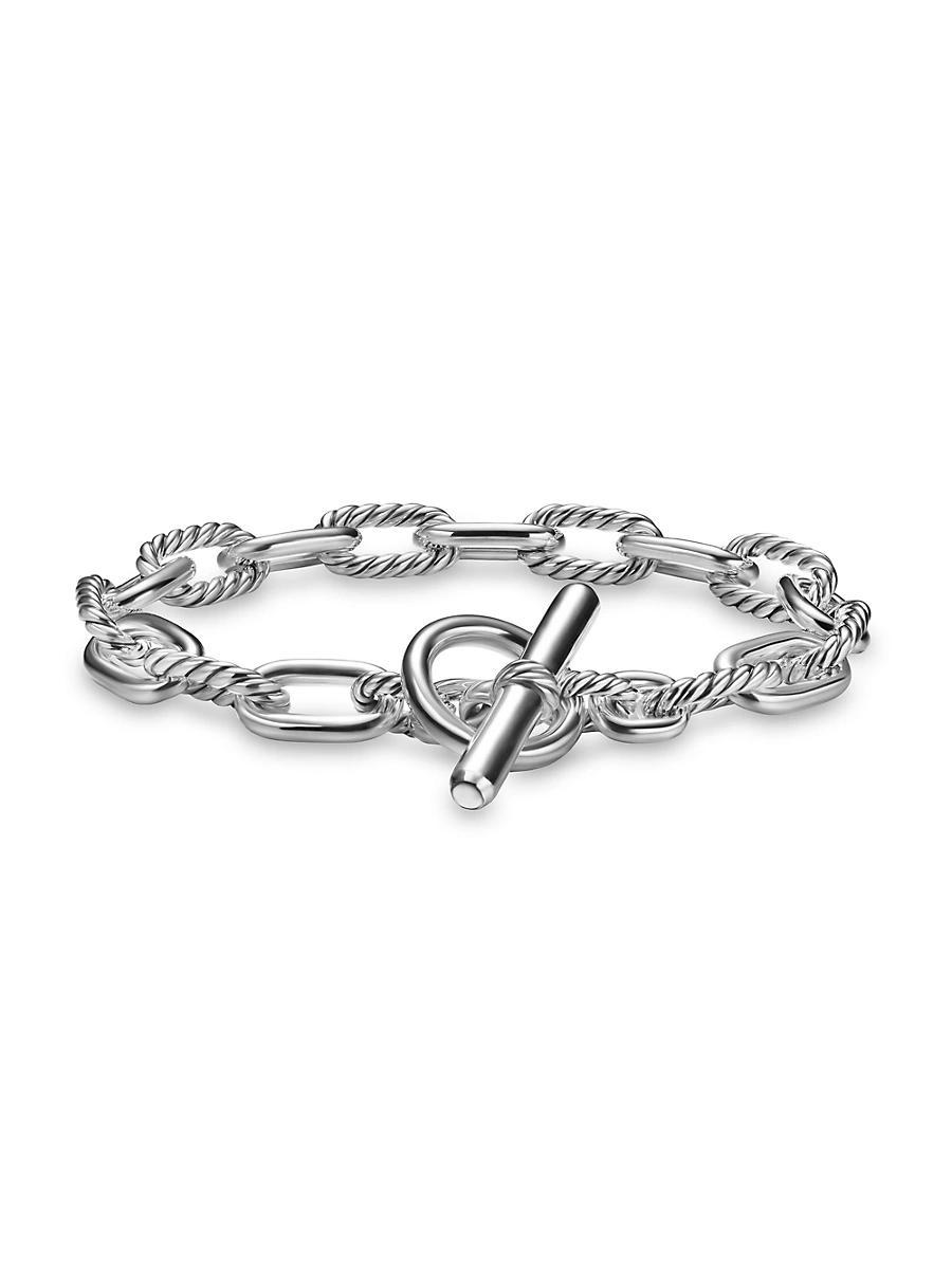 Womens DY Madison Toggle Chain Bracelet in Sterling Silver, 8.5MM Product Image