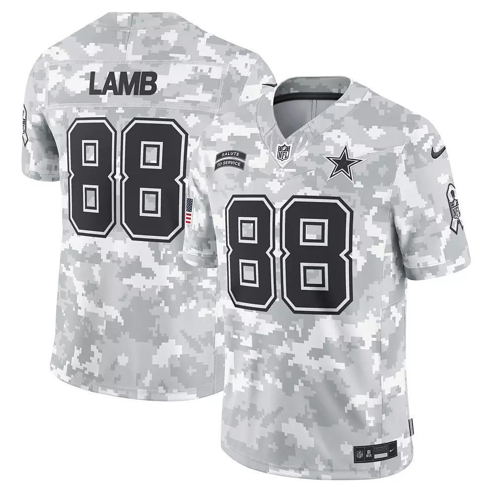 Men's Nike CeeDee Lamb Arctic Camo Dallas Cowboys 2024 Salute to Service Limited Jersey,  Product Image