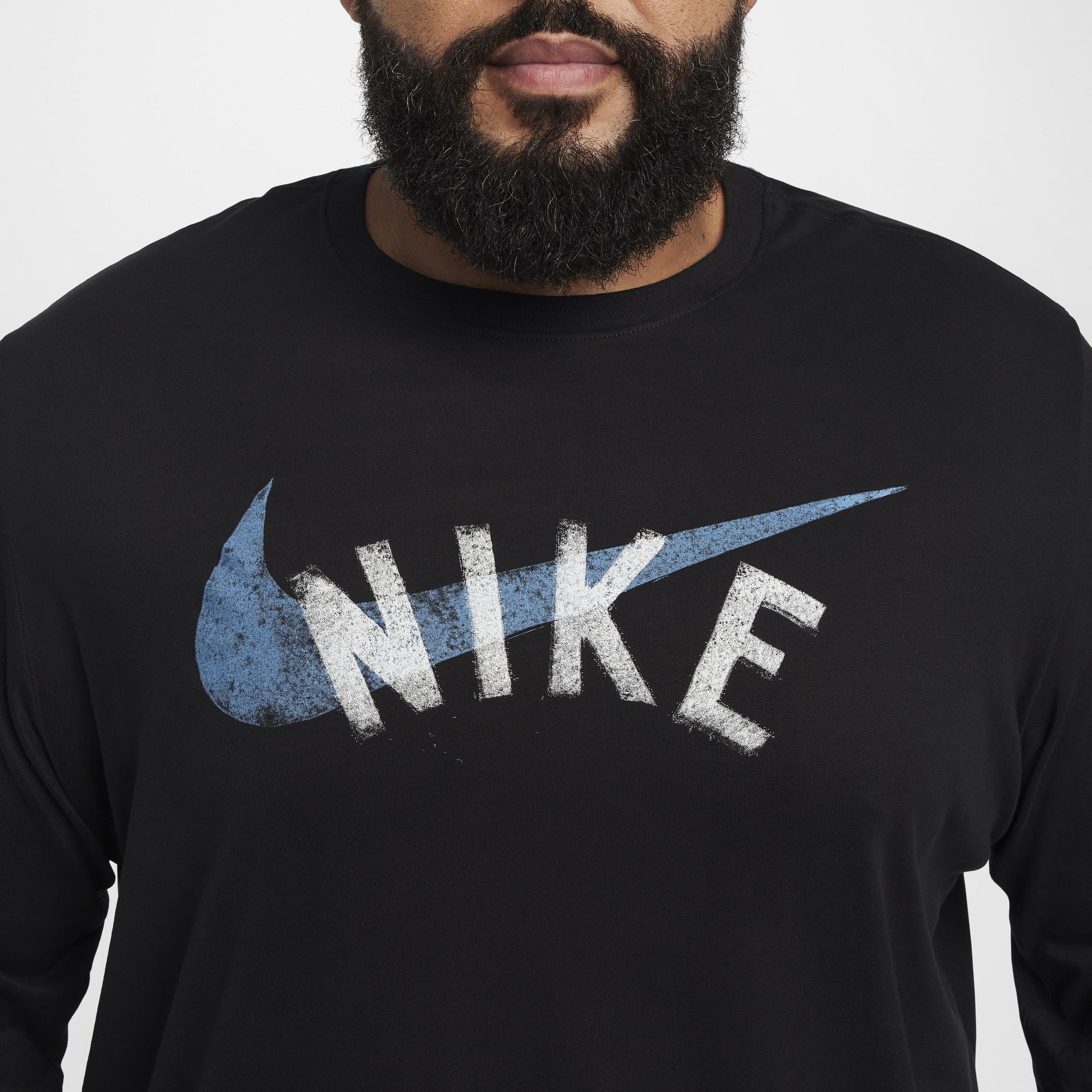 Nike Men's Dri-FIT Long-Sleeve Fitness T-Shirt Product Image