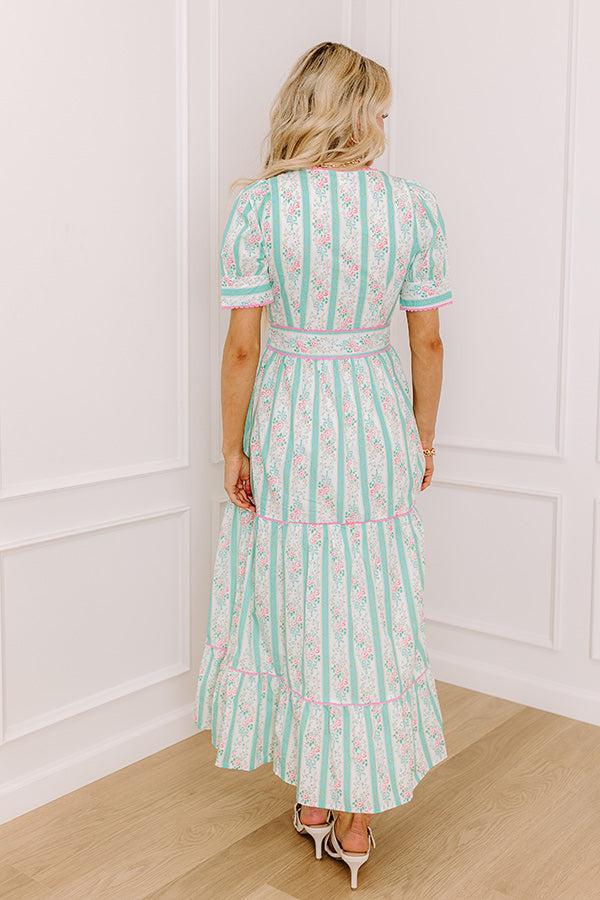 Tea Party Ready Stripe Midi Dress Product Image