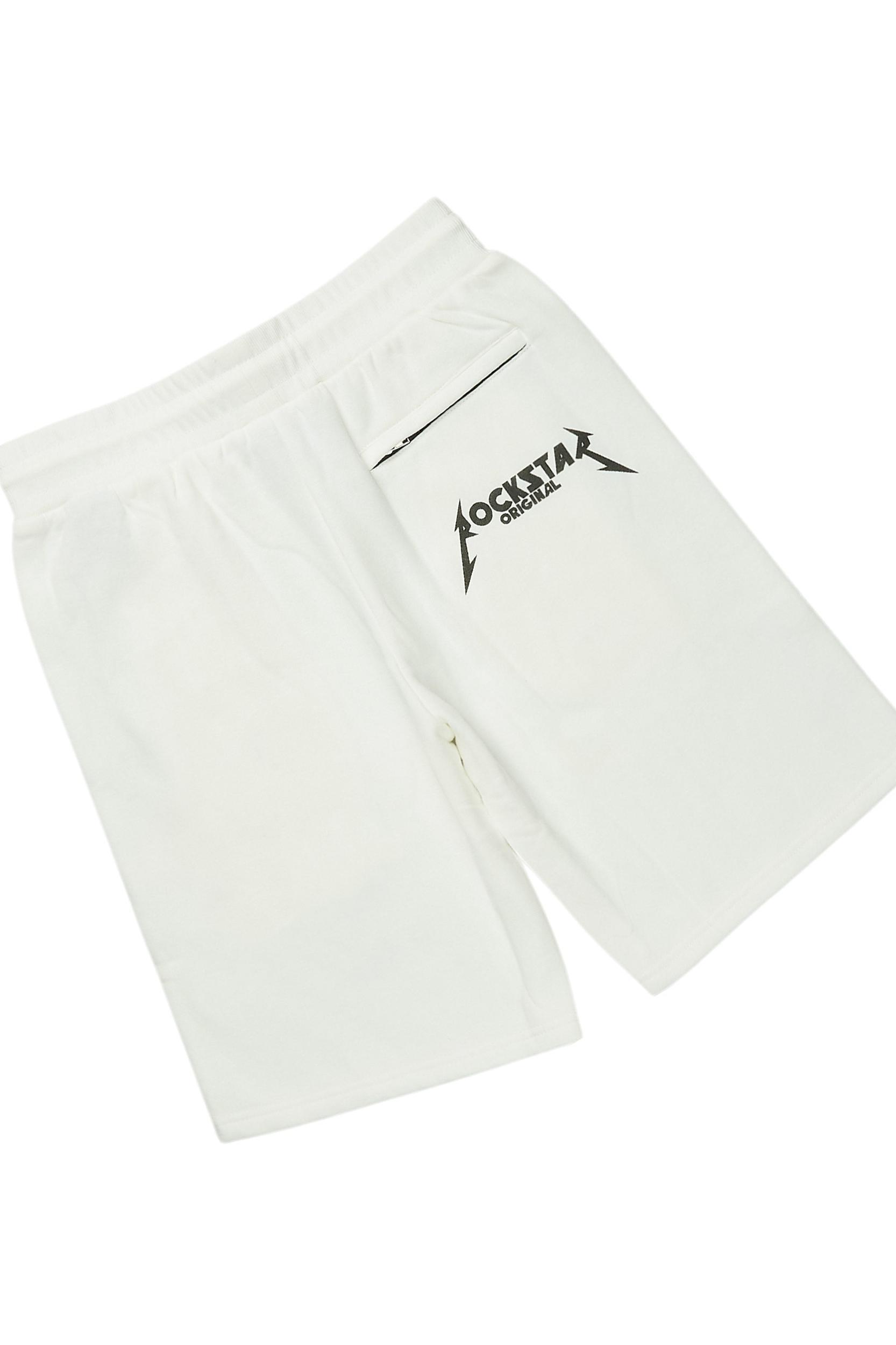 Buck White Short Set Male Product Image