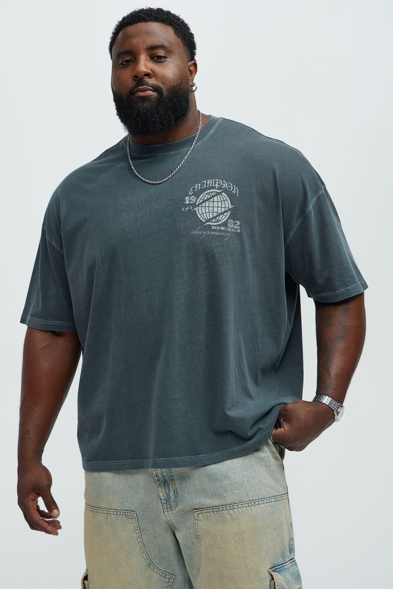 Champion 1982 Oversized Short Sleeve Tee - Grey Product Image