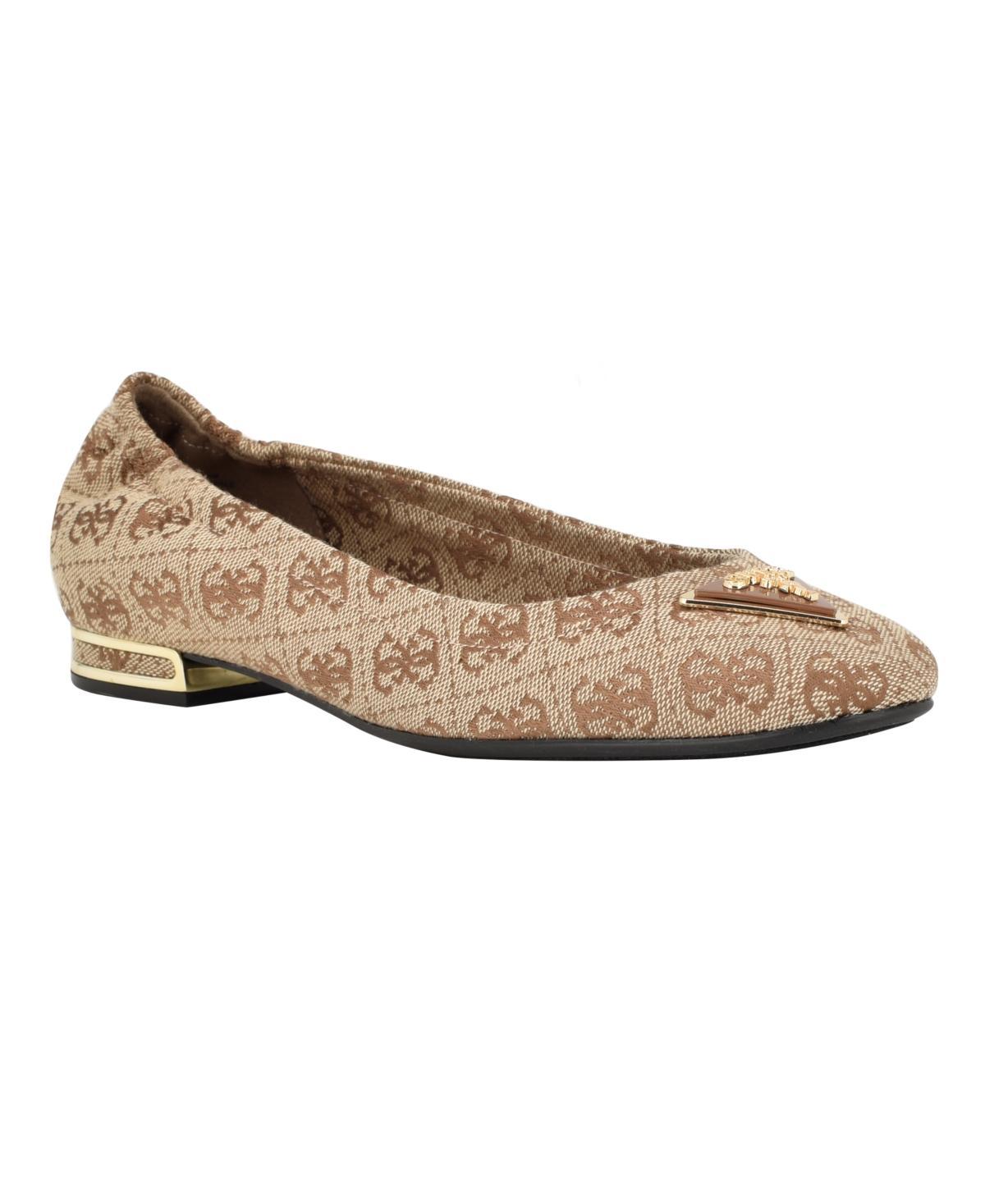 GUESS Miffy (Medium Brown Logo) Women's Flat Shoes Product Image