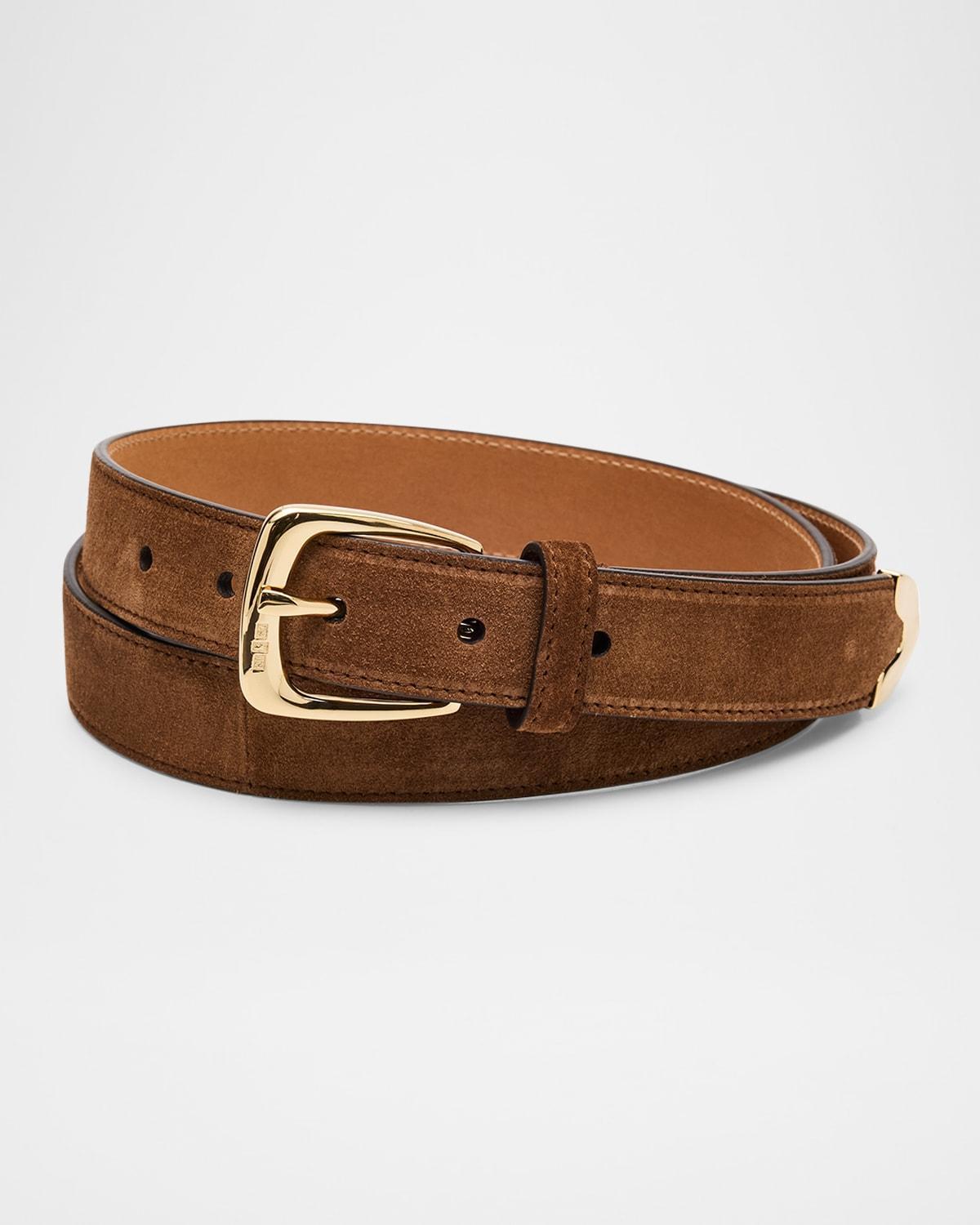 Men's Suede Western Belt, 25mm Product Image