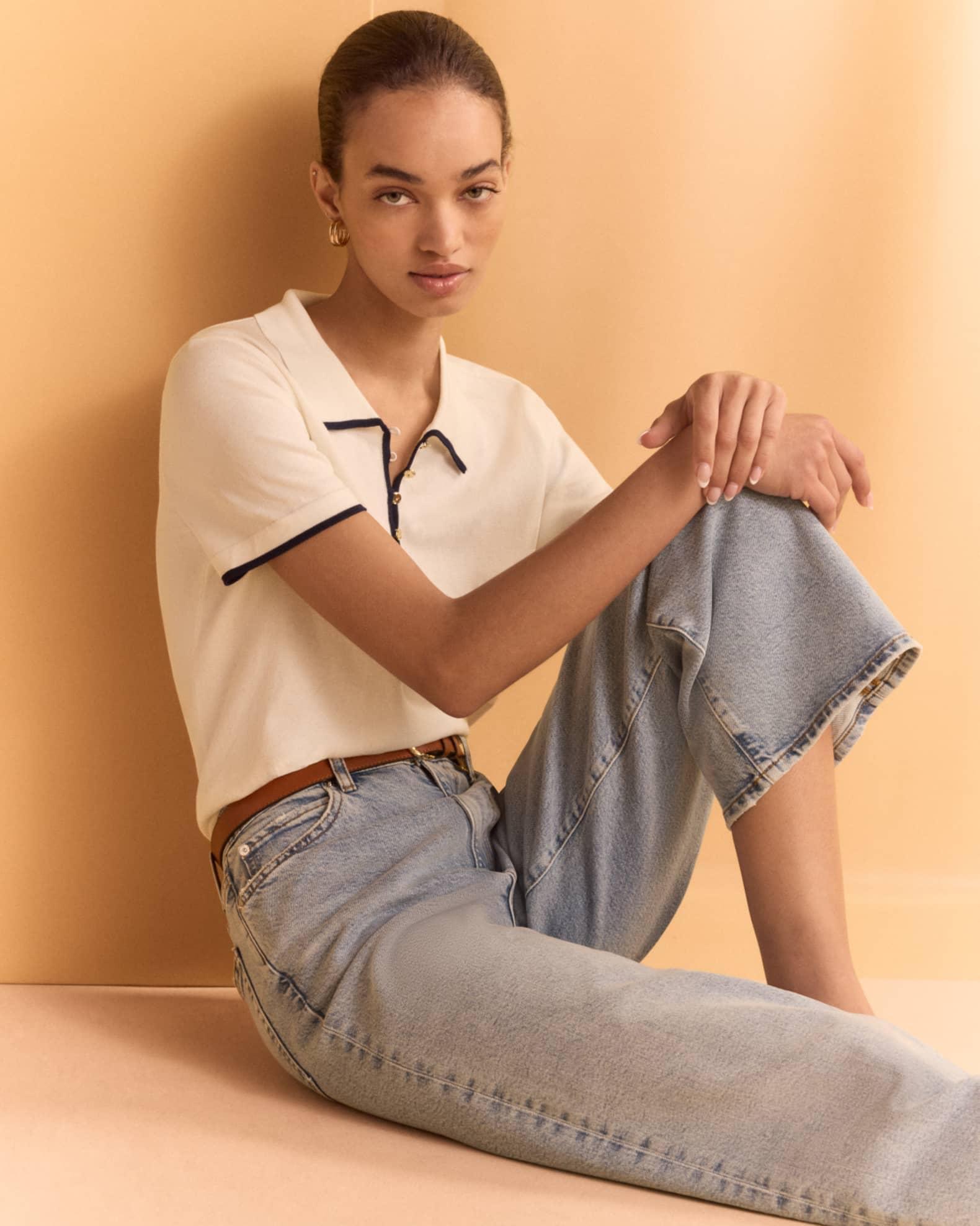 The Wide Crop Jeans Product Image