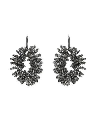 BRUNELLO CUCINELLI Woman Earrings Lead Size - Metal In Grey Product Image