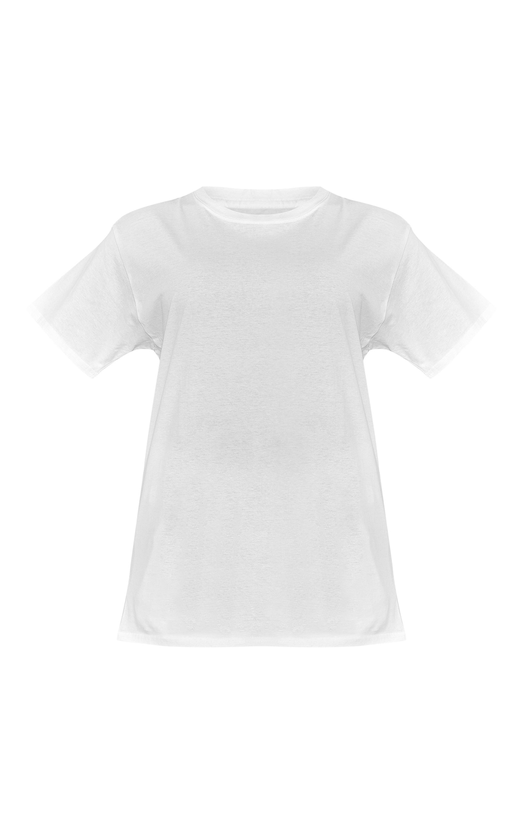 White Wine & Oyster Graphic Oversized T Shirt Product Image