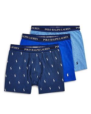 Polo Ralph Lauren Stretch Cotton Boxer Briefs - Pack of 3 Product Image