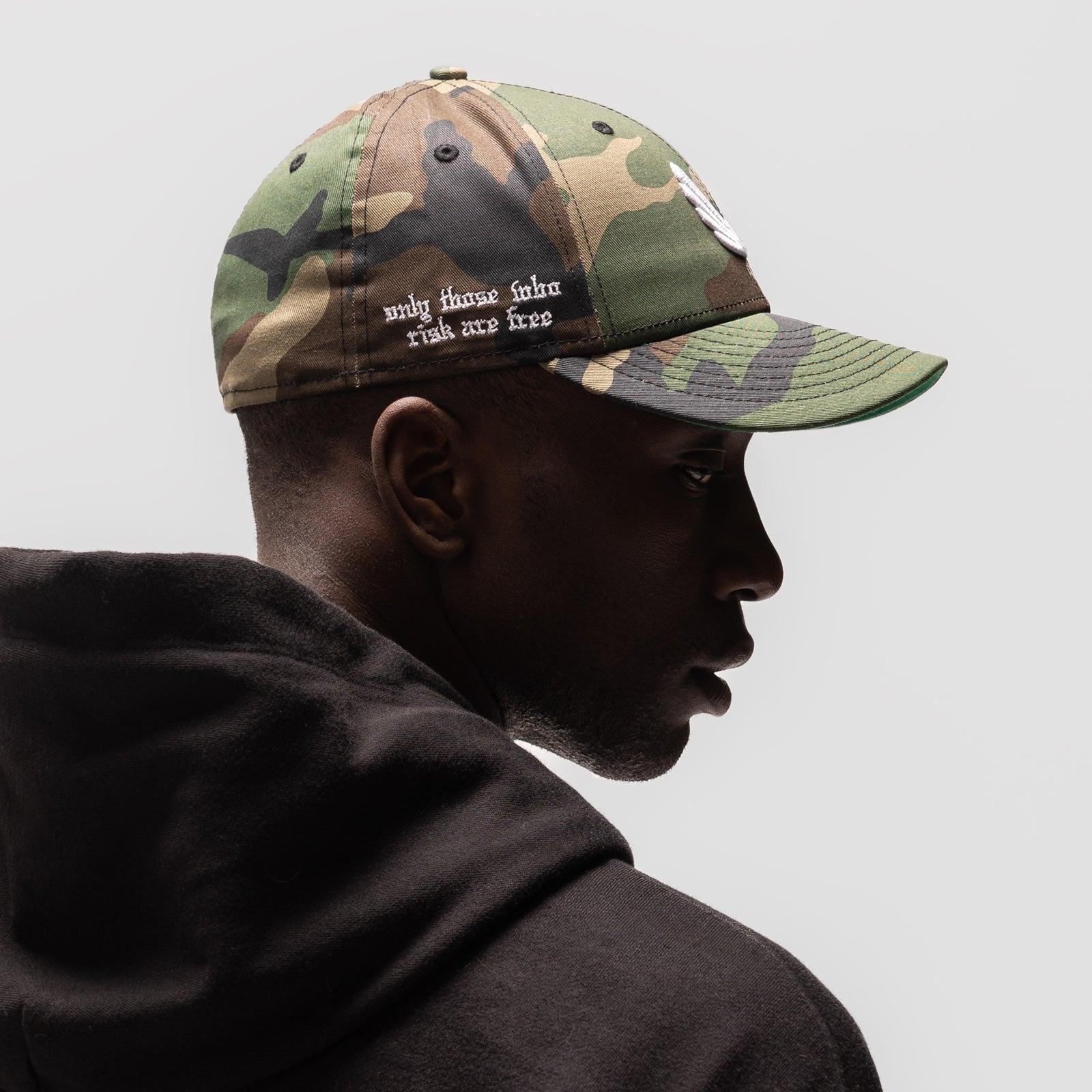 New Era® 59Fifty® Low Profile Hat - Woodland Camo/White "Wings" Product Image