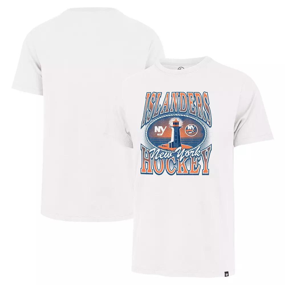 Men's '47 White New York Islanders Regional Localized Franklin T-Shirt,  Product Image