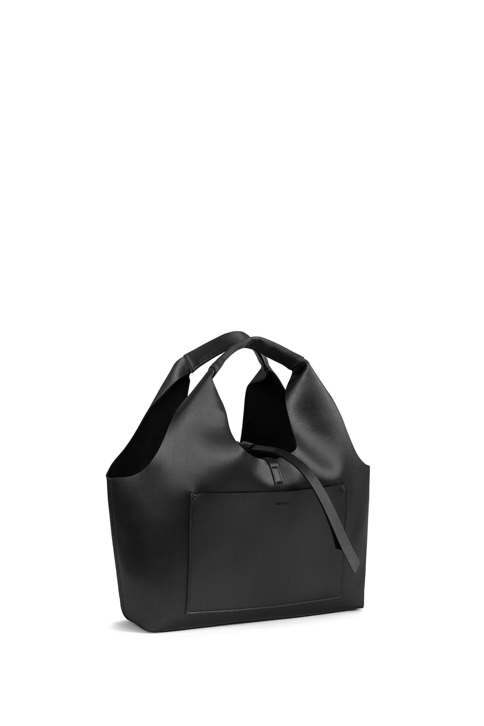 Coated Black Tote Product Image