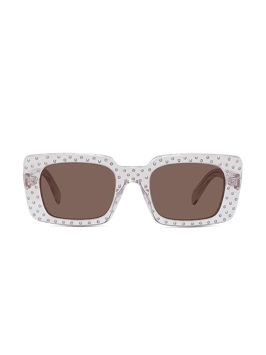 Womens 51MM Rectangular Sunglasses Product Image