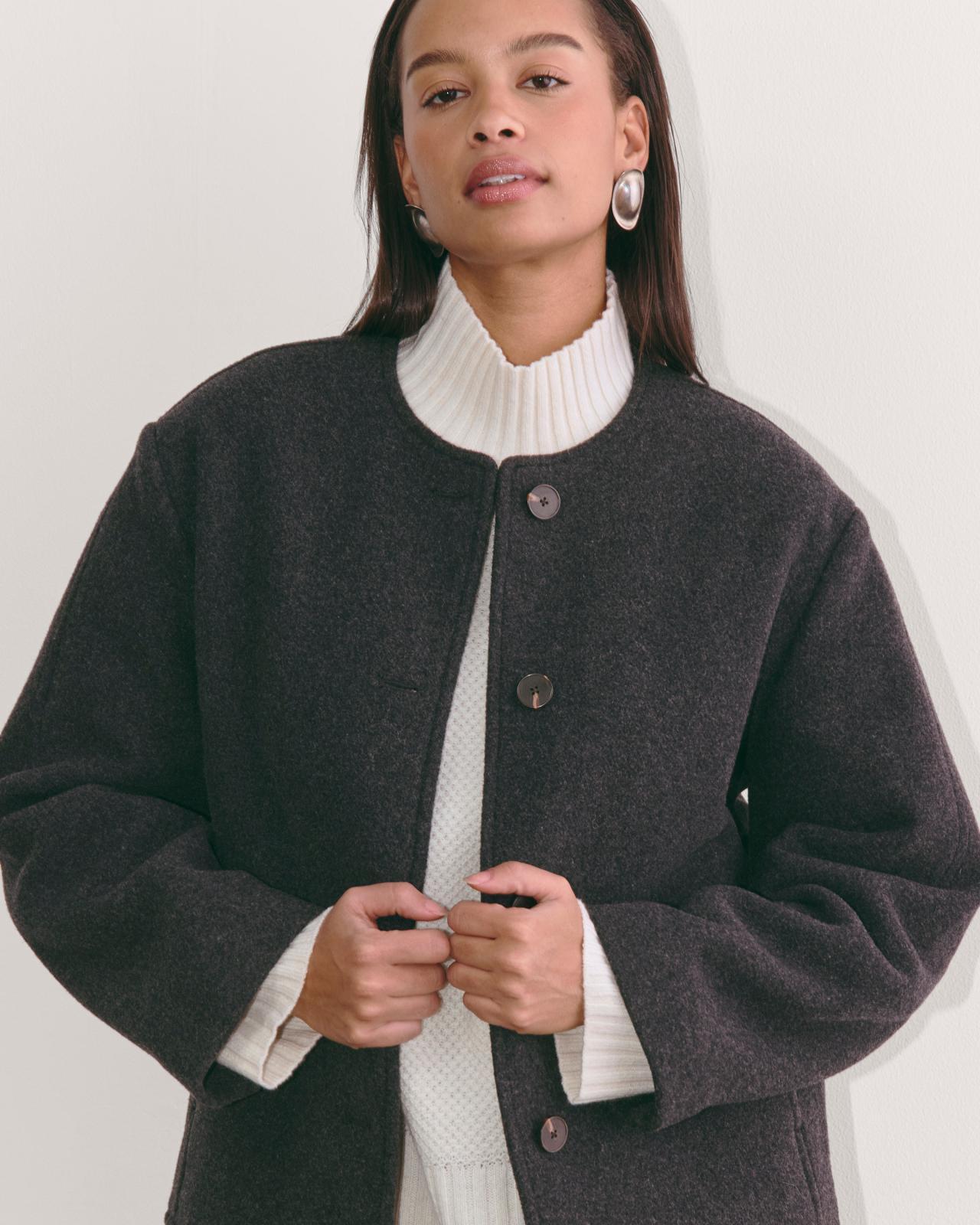 Womens Cocoon Coat in Wool by Everlane Product Image