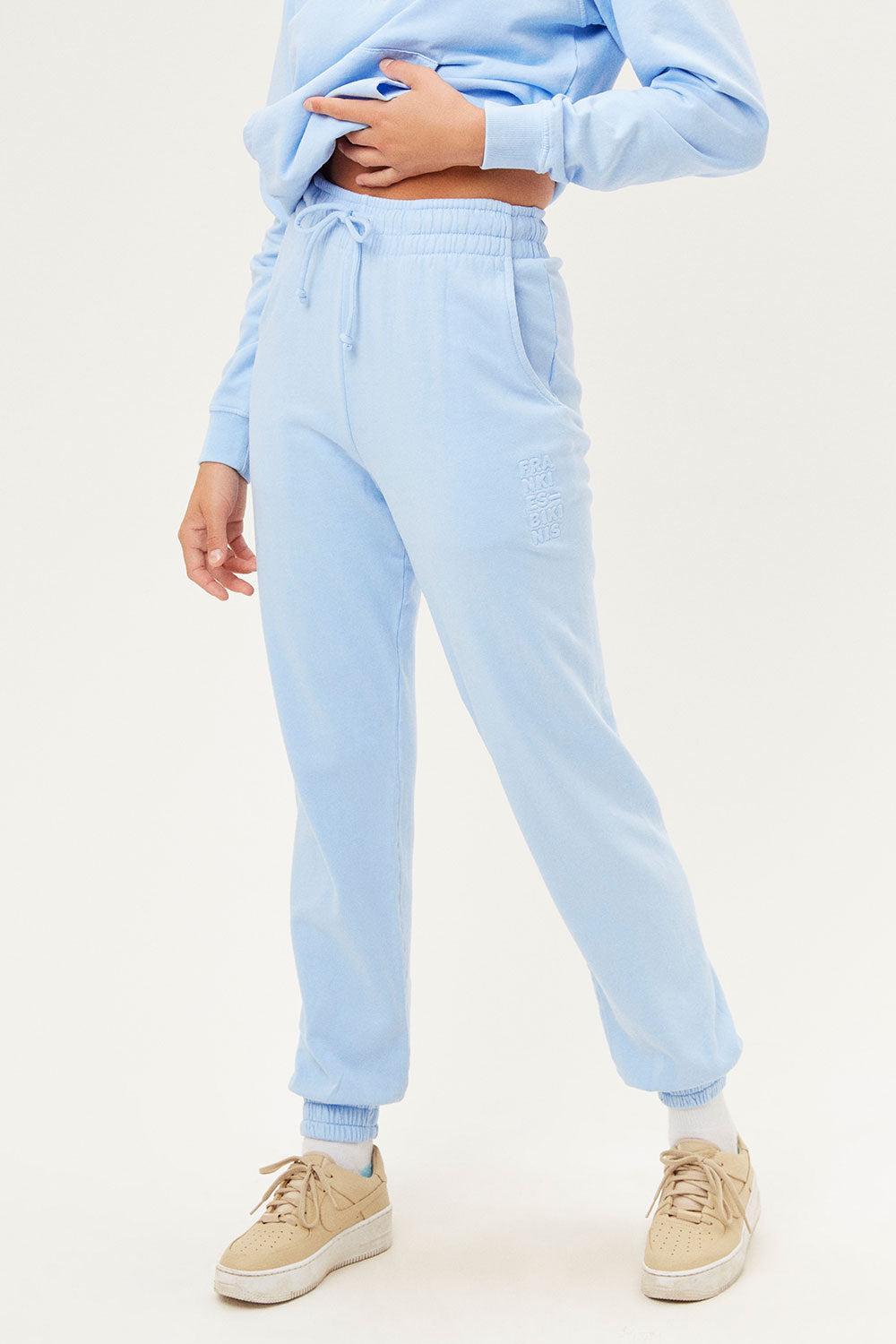 Frank Oversized Sweatpants - Chambray Product Image