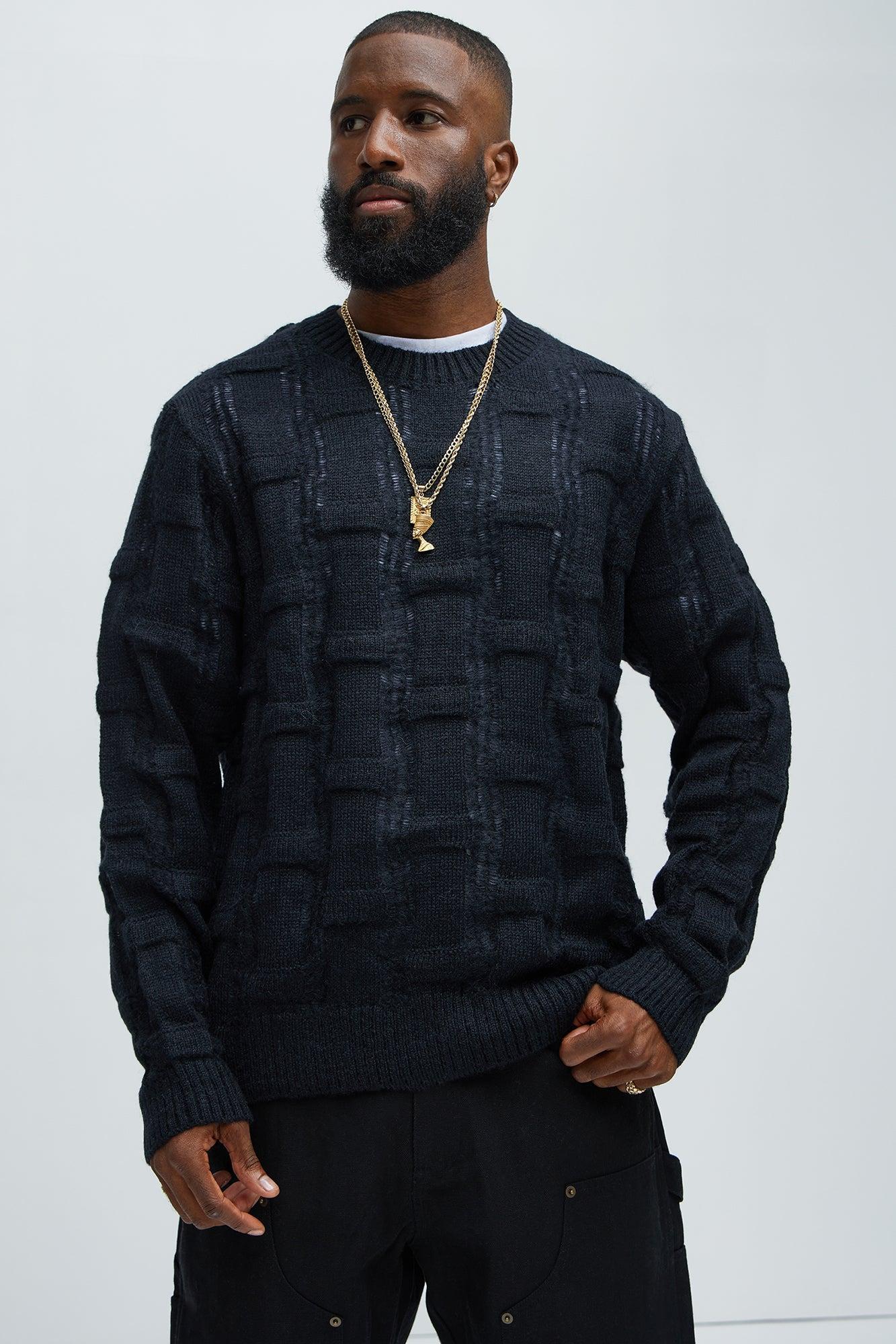 Fairview Crewneck Sweater - Black Product Image